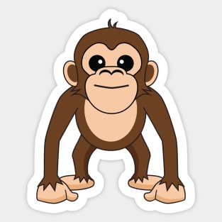 Chimp Sticker